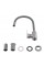 Кухонний змішувач Brinex Pure 015F3 Nickel/Grey