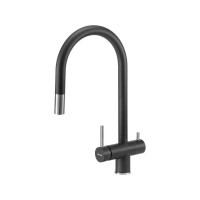 Кухонний змішувач GRANADO Ferrol Black shine