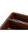 Гранітна мийка GRANADO Under top double Marron