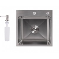 Кухонна мийка Lidz H4545H Decor Honeycomb