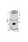 Витяжка Ventolux ISOLA CILINDRO 35 BK (1200) TRC MM