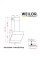 Витяжка WEILOR PDL 62304 BL 1100 LED Strip