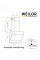 Витяжка WEILOR PDL 62304 WH 1100 LED Strip