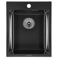 Кухонна мийка GRANADO Pravia S201 black honeycomb