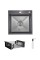 Комплект Lidz H5050HB Decor Black PVD Honeycom з дозатором + Lidz K01B кошик