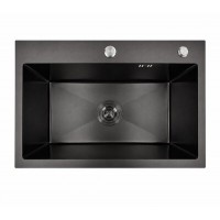 Кухонна мийка Valeso 6040 DECOR PVD чорна 600×400 мм