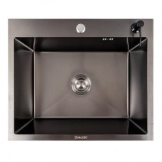 Кухонна мийка Valeso 6050 VOLCANIC PVD чорна 600×500 мм