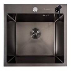Кухонна мийка Valeso 5050HM DECOR PVD чорна 3/1