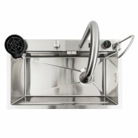 Кухонна мийка Platinum 754545G Водоспад