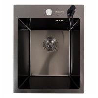Кухонна мийка Valeso 4050 HM PVD ЧОРНА 3/0.8