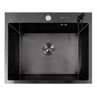 Кухонна мийка Valeso 6050 DECOR PVD чорна