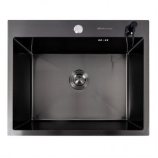 Кухонна мийка Valeso 6050 DECOR PVD чорна