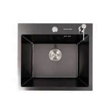 Кухонна мийка Valeso 5045HM PVD ЧОРНА (3/1.5)