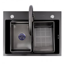 Кухонна мийка Valeso CM 64*50B PVD чорна