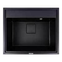 Гранітна мийка VALESO 6050 SHERLIT (чорна)