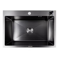 Кухонна мийка Valeso 7050  PVD DECOR чорна