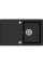 Гранітна мийка AQUASanita Notus SQ101 Black metallic