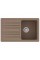 Гранітна мийка AQUASanita Notus SQ101 Mocha warm
