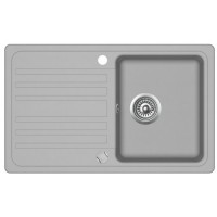 Гранітна мийка AQUASanita Notus SQ101 Argent