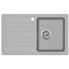 Гранітна мийка AQUASanita Notus SQ101 Argent