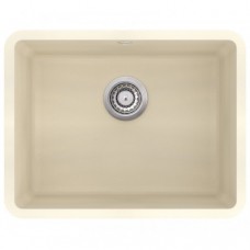 Гранітна мийка AQUASanita ARCA SQA102 Blanched almond