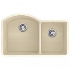 Гранітна мийка AQUASanita ARCA SQA220 Blanched almond