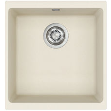 Гранітна мийка Helika Forma SQF102 Blanched Almond 113