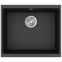 Гранітна мийка Helika Forma SQF103 Black metallic 601