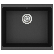 Гранітна мийка Helika Forma SQF103 Black metallic 601