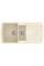 Гранітна мийка AQUASanita Lira SQL151 Blanched almond