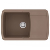 Гранітна мийка AQUAsanita Lira SQL101AW Mocha warm