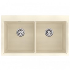 Гранітна мийка AQUASanita Magna SQM200 Blanched almond