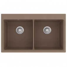 Гранітна мийка AQUASanita Magna SQM200 Mocha warm