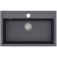 Гранітна мийка Helika Quadro SQQ 103 Graphite 
