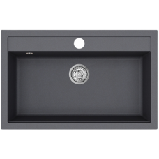 Гранітна мийка Helika Quadro SQQ 103 Graphite 