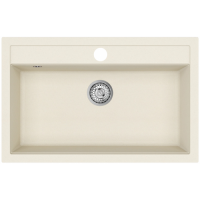Гранітна мийка Helika Quadro SQQ 103 Blanched almond