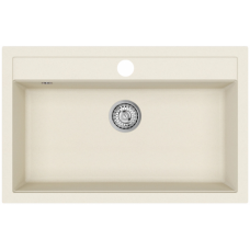 Гранітна мийка Helika Quadro SQQ 103 Blanched almond