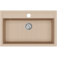 Гранітна мийка Helika Quadro SQQ 103 Beige