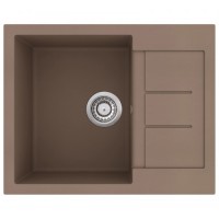 Гранітна мийка AQUASanita TESA SQT102 Mocha warm