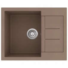Гранітна мийка AQUASanita TESA SQT102 Mocha warm