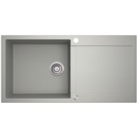 Гранітна мийка AQUASanita TESA SQT103 Argent