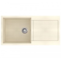 Гранітна мийка AQUASanita TESA SQT103 Blanched almond