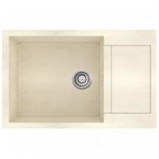 Гранітна мийка AQUASanita TESA SQT105 Blanched almond