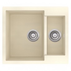 Гранітна мийка AQUASanita TESA SQT150W Blanched almond