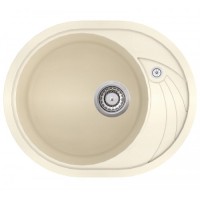 Гранітна мийка AQUASanita CLARUS SR102 Blanched almond