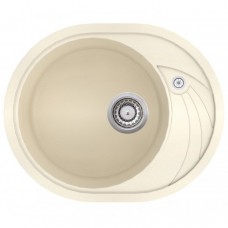 Гранітна мийка AQUASanita CLARUS SR102 Blanched almond
