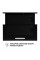 Витяжка PERFELLI TL 6333 BL 700 LED GLASS