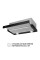 Витяжка PERFELLI TL 6622 BL 1000 LED