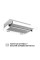 Витяжка PERFELLI TL 6622 WH 1000 LED
