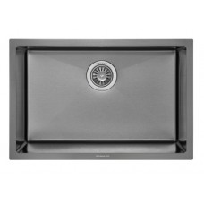 Кухонна мийка GRANADO Under top L STEEL S201 black